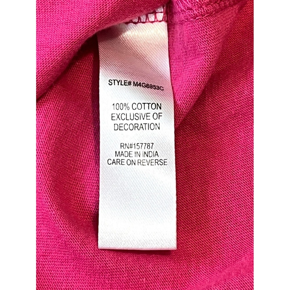 Inner Circle Tank Top, Ruffle Sleeve, Color Pink, Size Medium - Picture 8 of 9